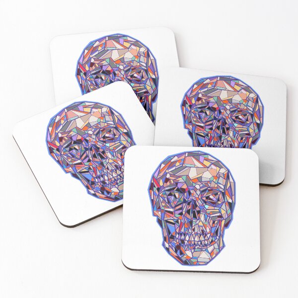 Item preview, stained glass geometric skull designed and sold by DaveDanchuk.