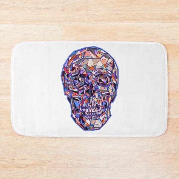 Item preview, stained glass geometric skull designed and sold by DaveDanchuk.