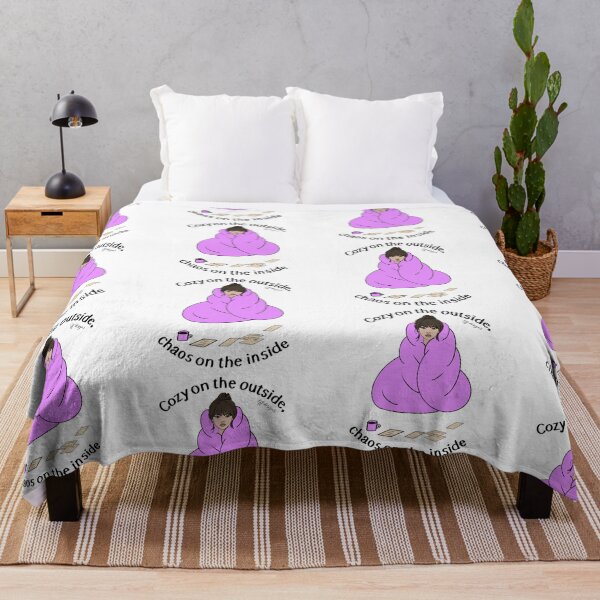Item preview, Cozy on the Outside, Chaos on the Inside – Funny Autumn Quote designed and sold by effdesigns.