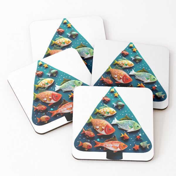 Item preview, Fish Christmas Tree for Gourmets. designed and sold by Zofia Sosnecka.