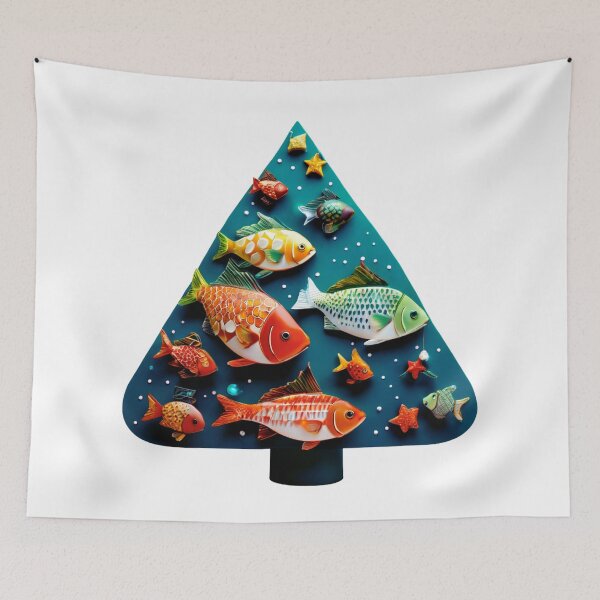 Item preview, Fish Christmas Tree for Gourmets. designed and sold by Zofia Sosnecka.