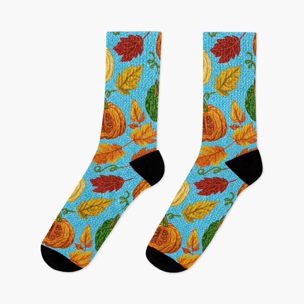 Item preview, Pumpkin Autumn Pattern Harvest Leaves Anise Rustic designed and sold by JOSTH.