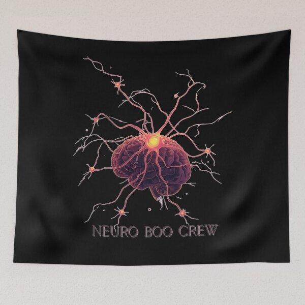 Item preview, Neuro Boo Crew Halloween, anatomical, brain anatomy, neurology, science designed and sold by YvkafromPoland.