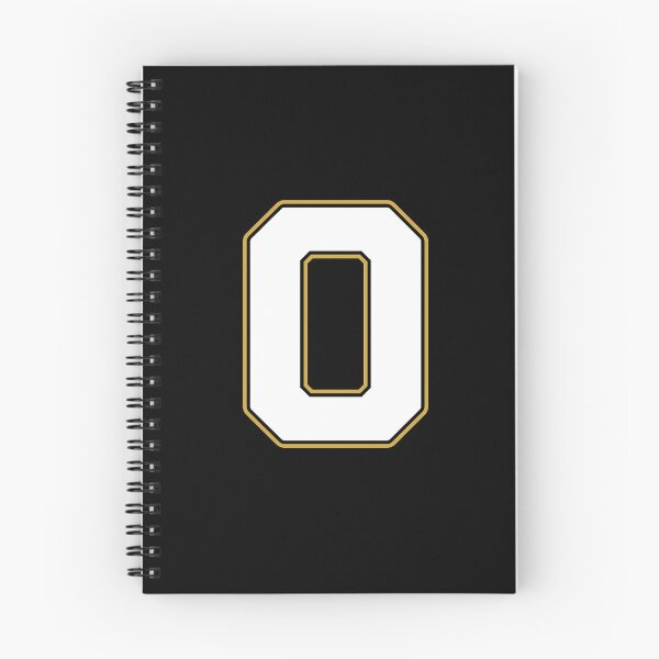 Item preview, Jersey Number 0 / Player Shirt Number Zero (White with Gold Outline) designed and sold by STUDIO-72.