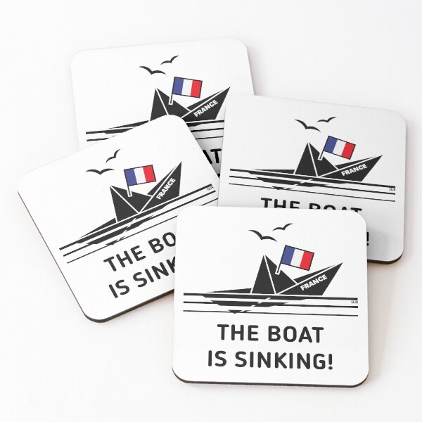 Item preview, The Boat Is Sinking! (France / French Republic / POS) designed and sold by MrFaulbaum.