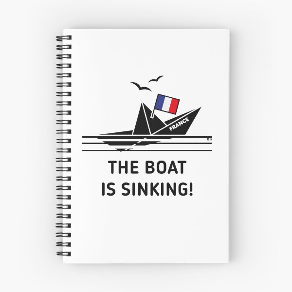 Item preview, The Boat Is Sinking! (France / French Republic / POS) designed and sold by MrFaulbaum.