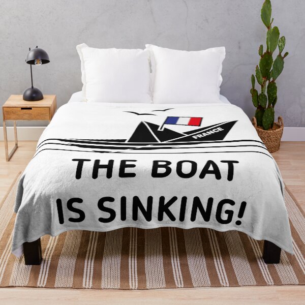 Item preview, The Boat Is Sinking! (France / French Republic / POS) designed and sold by MrFaulbaum.