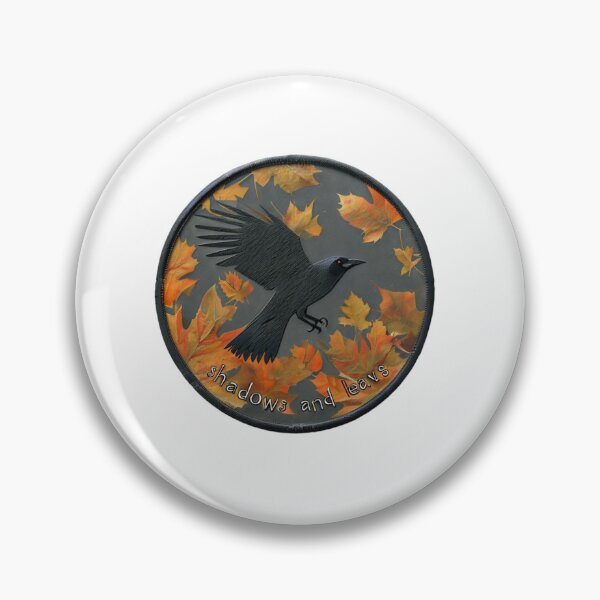 Item preview, Shadows & Leaves Minimal Patch designed and sold by Imaginarium of Chaos falcon88 .