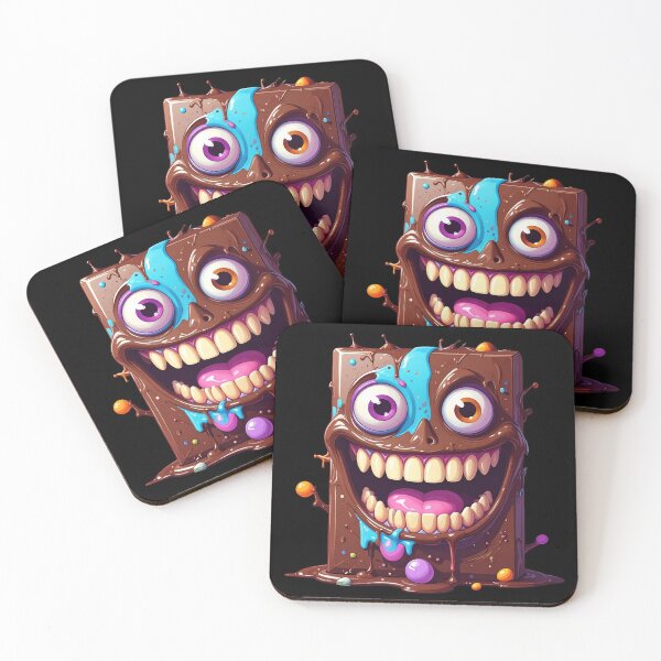 Item preview, Crazy Chocolate Bar Monster with Giant Grin designed and sold by AOG-DESIGNS.