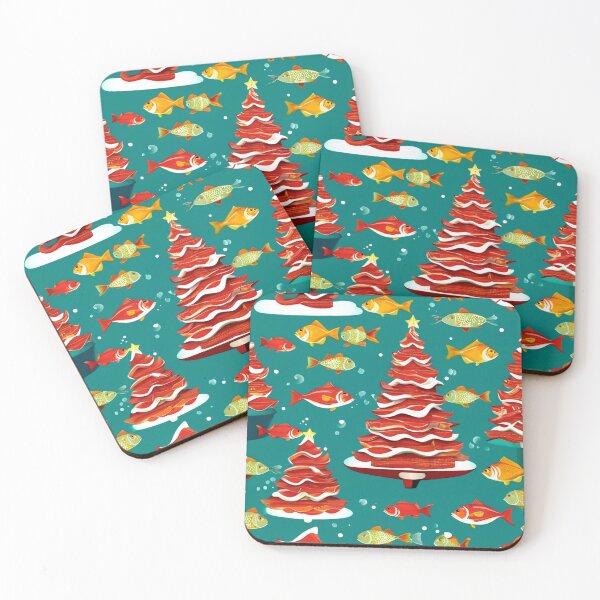 Item preview, Fish Christmas Tree for Gourmets. designed and sold by Zofia Sosnecka.