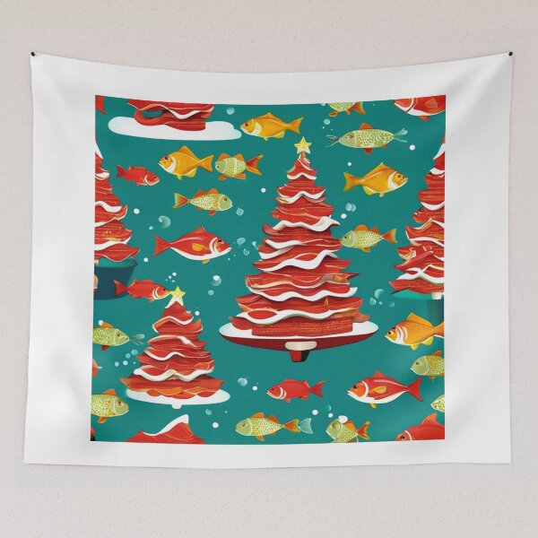 Item preview, Fish Christmas Tree for Gourmets. designed and sold by Zofia Sosnecka.