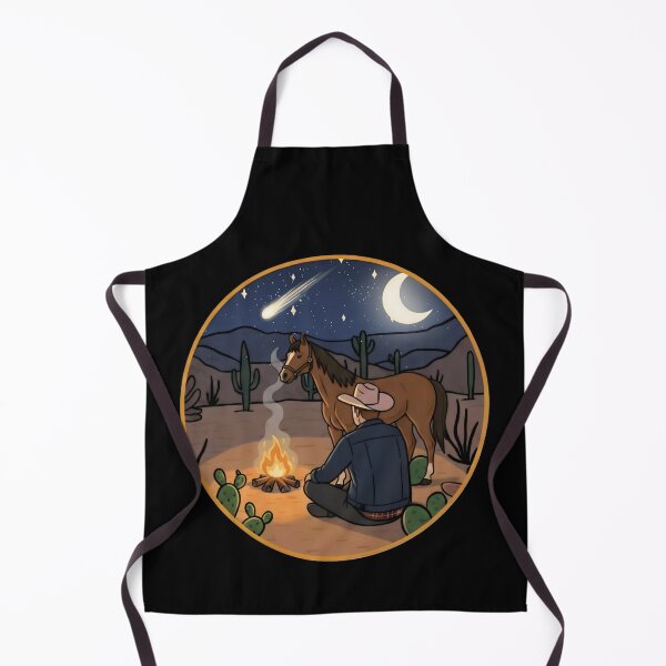 Item preview, Lone Cowboy Under the Desert Sky designed and sold by SidTastic .