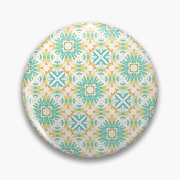 Item preview, Colorful Mediterranean-style seamless tile pattern designed and sold by juthamas8426.