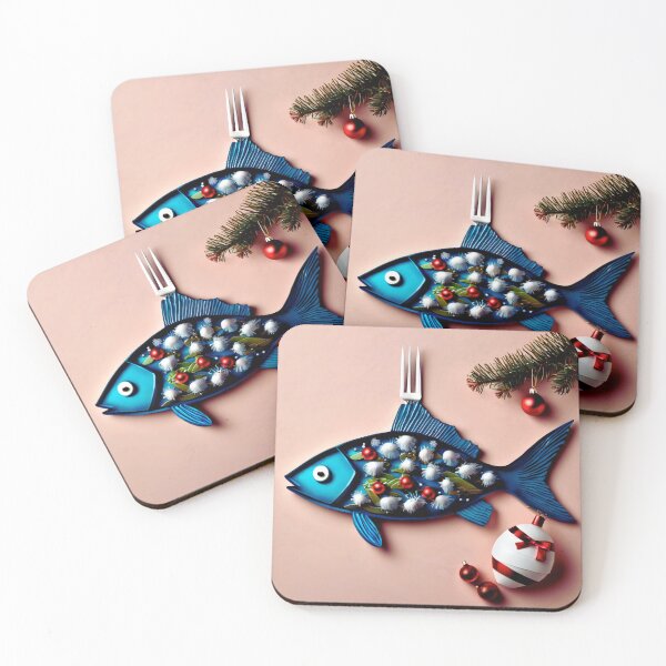 Item preview, Fish Christmas Tree for Gourmets. designed and sold by Zofia Sosnecka.