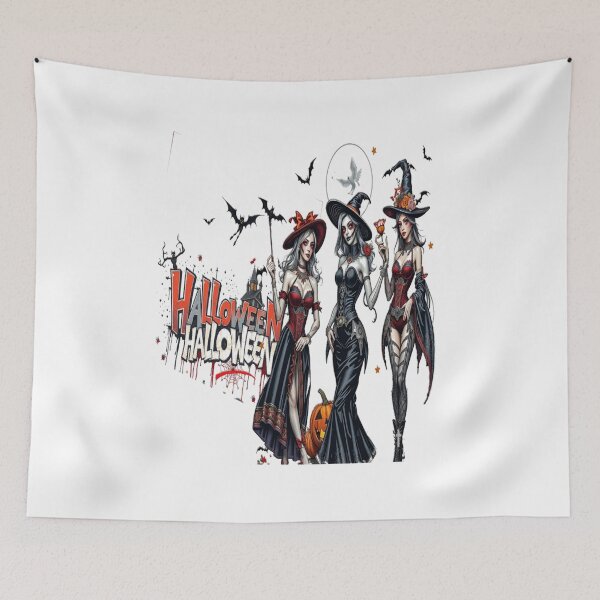 Item preview, halloween ladies graffiti art family women  designed and sold by atomsama.
