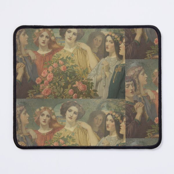 Item preview, John Duncan Hymn Rose Symbolism Art Nouveau Portrait designed and sold by TeeARTHY.