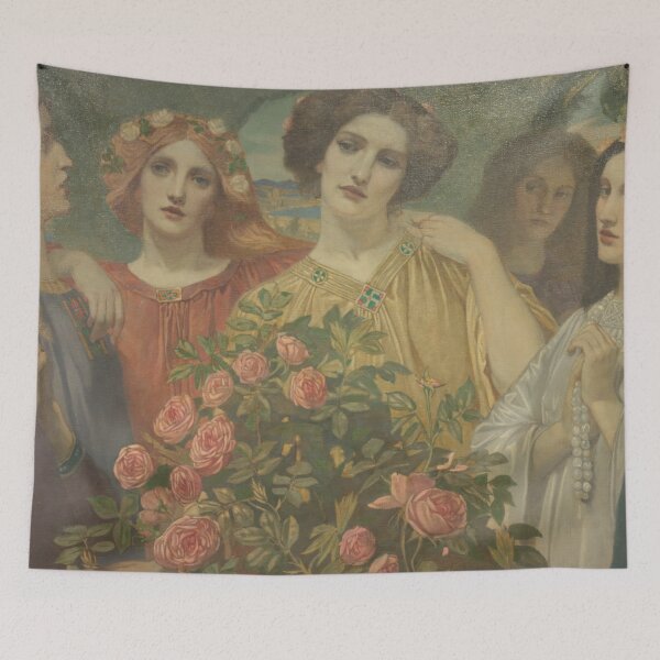 Item preview, John Duncan Hymn Rose Symbolism Art Nouveau Portrait designed and sold by TeeARTHY.