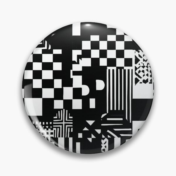 Artikelvorschau, Schwarz-Weiß-Geometrie – Visuelle Wirkung entworfen und verkauft von MidArtForge.