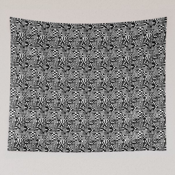Item preview, Black and White Geometry - Visual Impact designed and sold by MidArtForge.