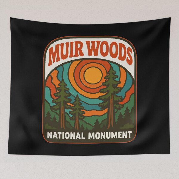 Item preview, Muir Woods National Monument Trippy designed and sold by TomFrontierArt.