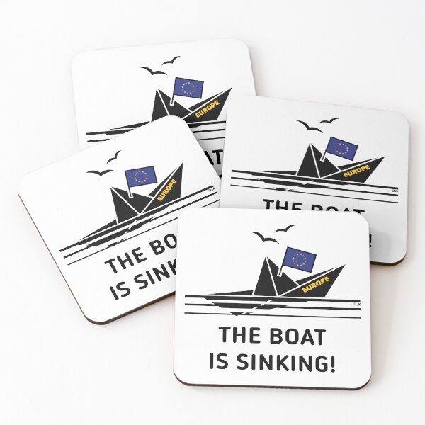 Item preview, The Boat Is Sinking! (Europe / European Union / POS) designed and sold by MrFaulbaum.