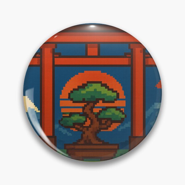 Item preview, Bonsai Quest — Torii Gate Start Screen (Pixel Art) designed and sold by CLEARART7.