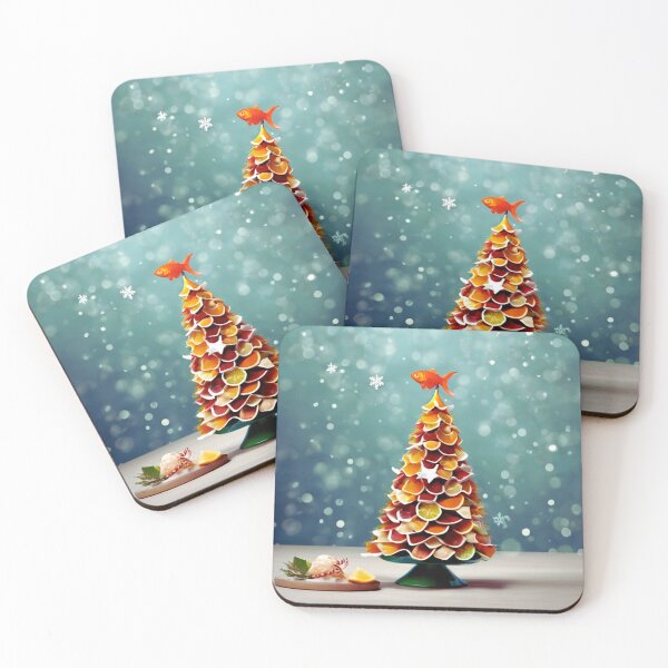 Item preview, Fish Christmas Tree for Gourmets. designed and sold by Zofia Sosnecka.