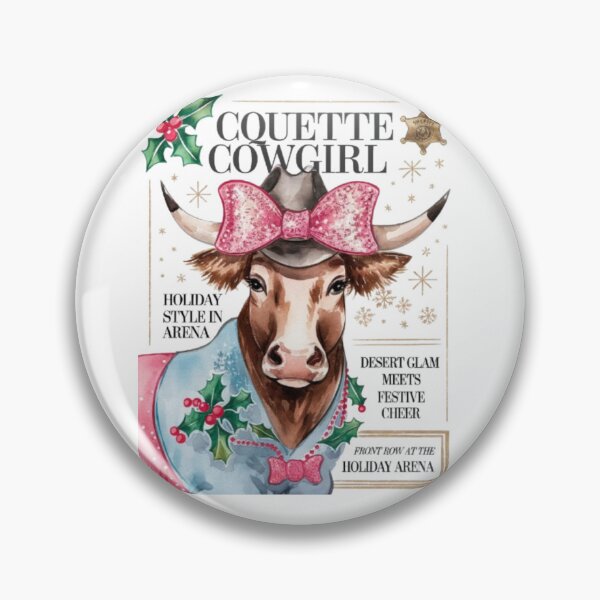 Item preview, Western Cow Bull Christmas designed and sold by JediKittenWars.