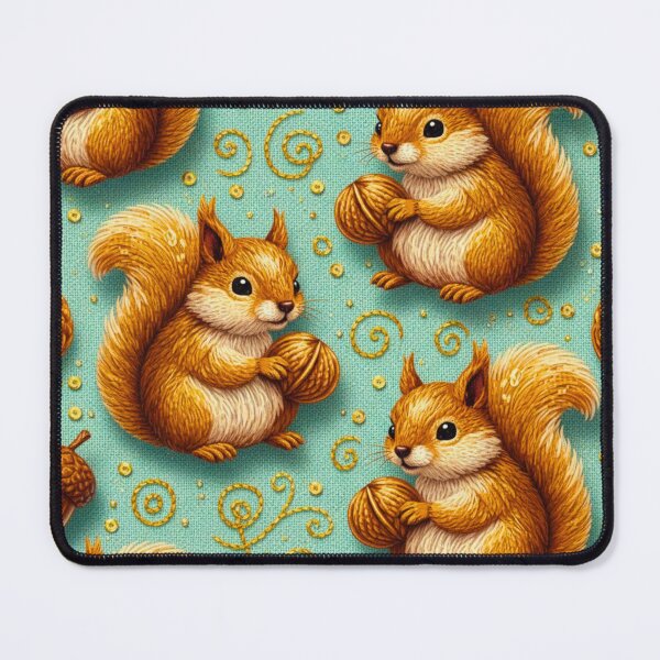 Item preview, Squirrel Acorn Pattern Autumn Cottagecore Animal Forest designed and sold by JOSTH.