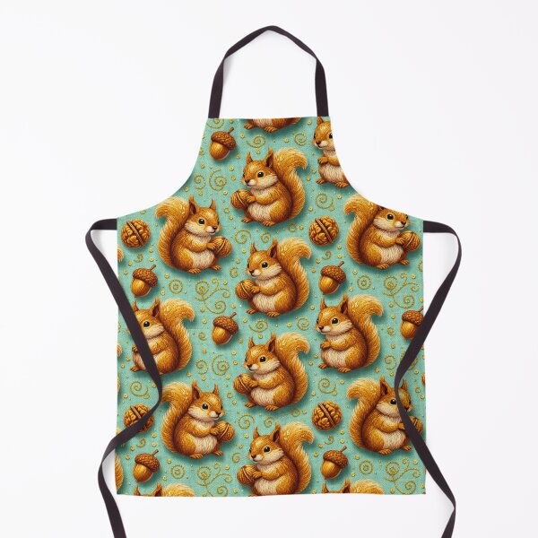 Item preview, Squirrel Acorn Pattern Autumn Cottagecore Animal Forest designed and sold by JOSTH.