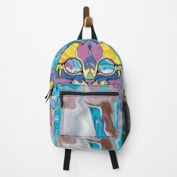 Item preview, Psychedelic Trippy Cat – Chromatic Pop Vision designed and sold by Odd Mood Studio.