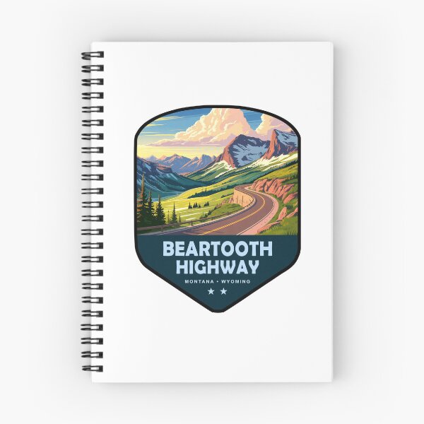Item preview, Beartooth Highway Montana Wyoming Shield designed and sold by Esskay Designs.