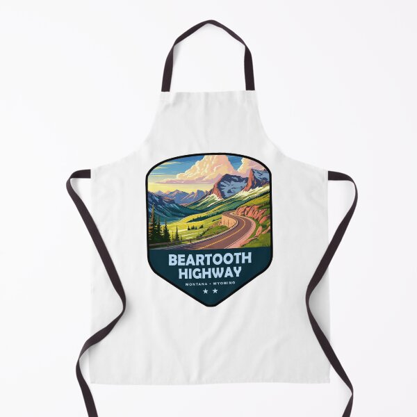Item preview, Beartooth Highway Montana Wyoming Shield designed and sold by Esskay Designs.