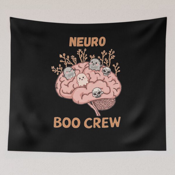 Item preview, Neuro Boo Crew Halloween, anatomical, brain anatomy, neurology, science designed and sold by YvkafromPoland.