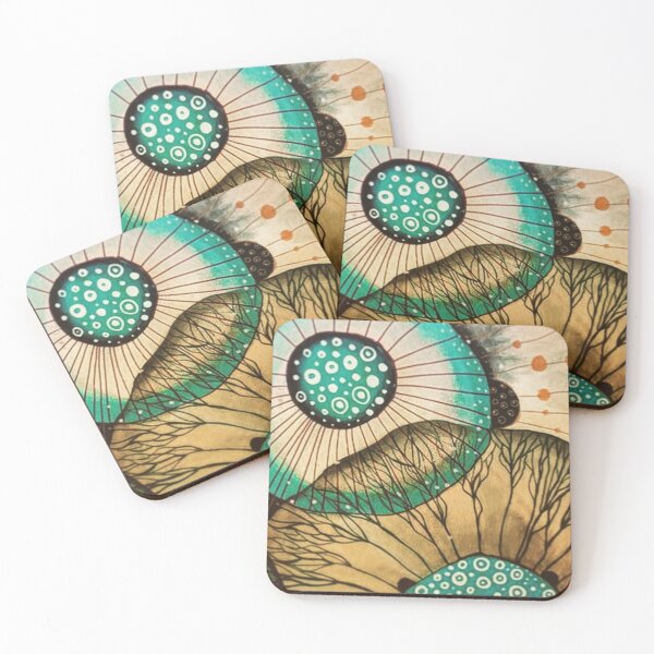 Item preview, Jellyfish, Diving and Marine Flora designed and sold by Maitegranados_art.