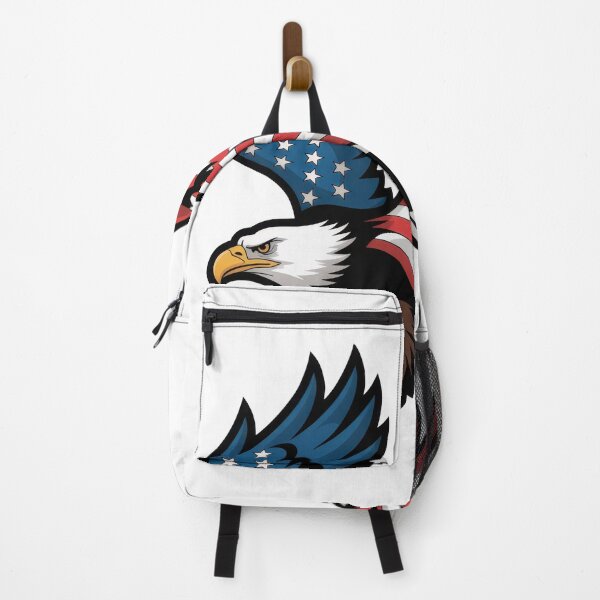 Item preview, American Eagle with USA Flag Wings – Patriotic Bald Eagle Design for 4th of July, Veterans, Freedom Lovers designed and sold by yamegift.