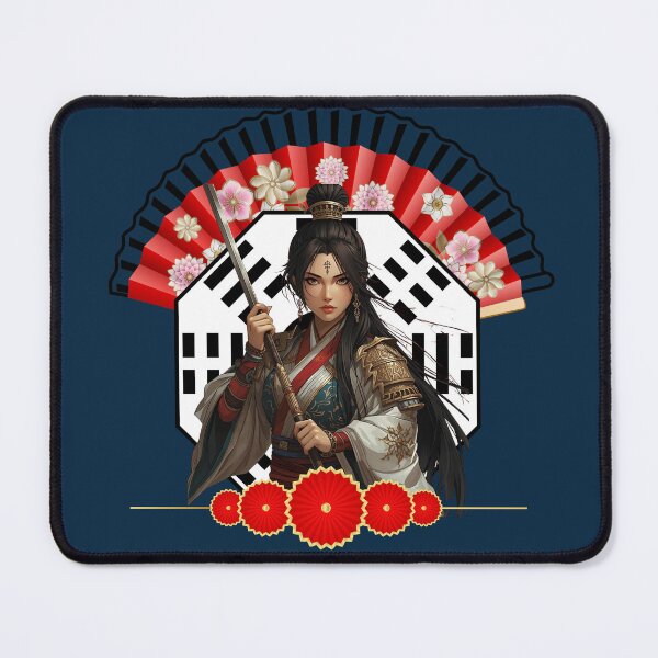 Item preview, Chinese Warrior Woman – Strength, Honor & Grace Art Design designed and sold by YourPrintVerse.