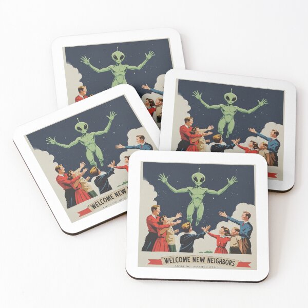 Item preview, Welcome Our New Neighbors designed and sold by PictorialWhimsy.