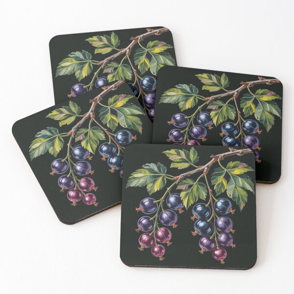 Item preview, A branch of black currant,oil paint. designed and sold by elegantpaterns.