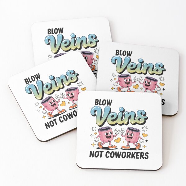 Item preview, Blow Veins Not Coworkers – Funny Nurse Humor Design for Medical Workers, Phlebotomists & Healthcare Staff designed and sold by yamegift.