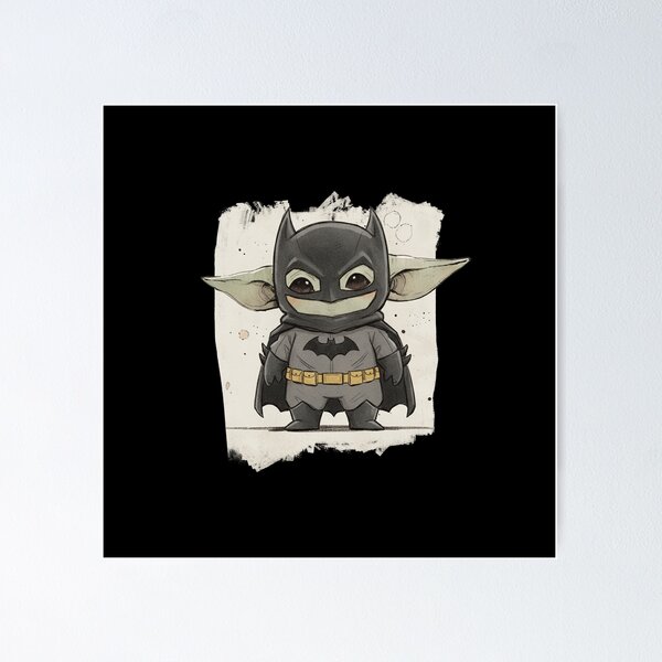 Item preview, BABY YODA DRESSED AS BATMAN designed and sold by LIS AND MELIVERSO.