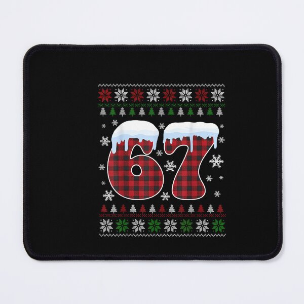 Item preview, Funny 67 Six Seven Meme Brainrot Cringe Christmas Pajamas designed and sold by ArtFunDib.