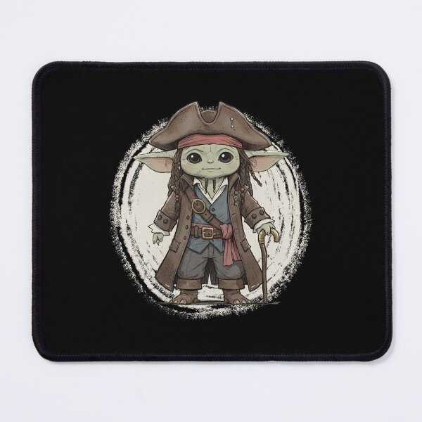 Item preview, BABY YODA DRESSED AS JACK SPARROW designed and sold by LIS AND MELIVERSO.