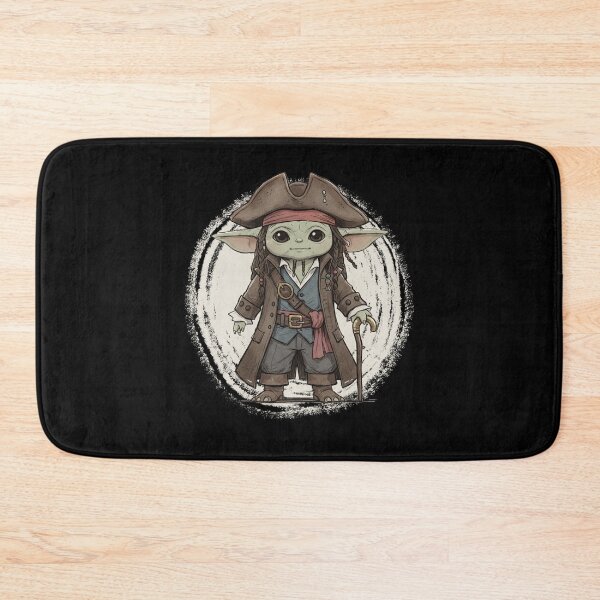 Item preview, BABY YODA DRESSED AS JACK SPARROW designed and sold by LIS AND MELIVERSO.
