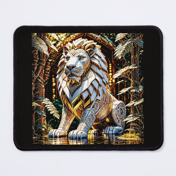 Item preview, Golden white lion#2 designed and sold by Helios Be. Lavsh.