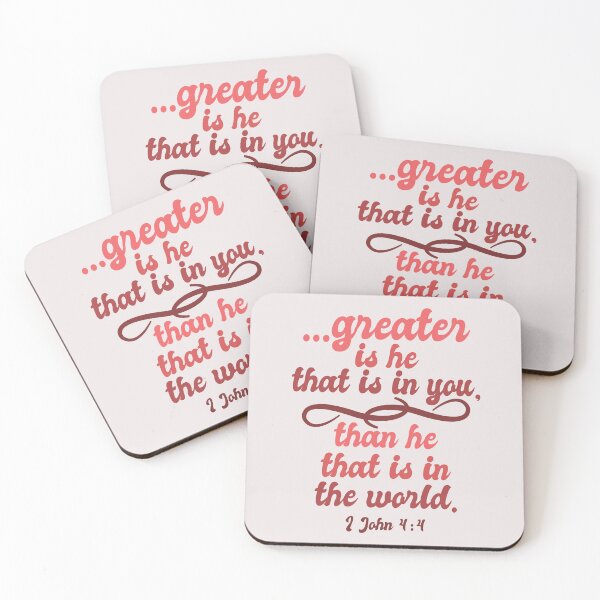 Item preview, Greater Is He That Is In You Than He That Is In The World - I John 4:4 designed and sold by Angela Dow.