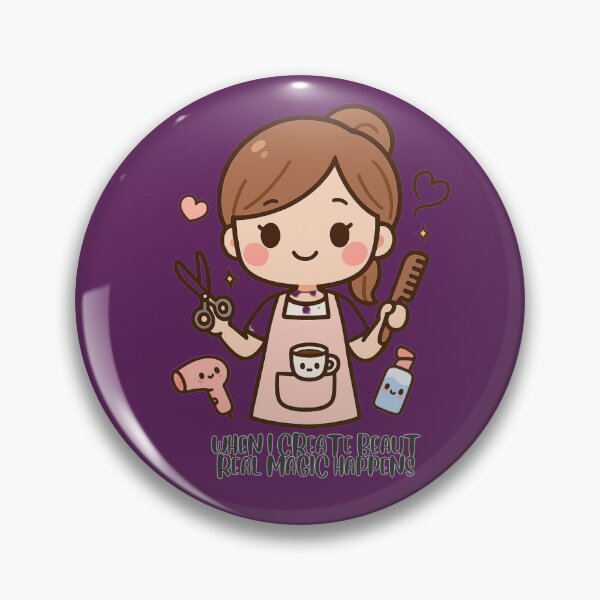 Item preview, Hairdresser purple  designed and sold by KawaiiHero.