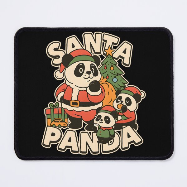 Item preview, Funny Christmas Panda Santa Merry Xmas Holiday Joy Tree designed and sold by DrawHandArt.