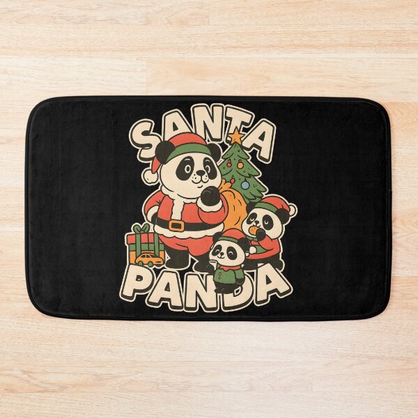 Item preview, Funny Christmas Panda Santa Merry Xmas Holiday Joy Tree designed and sold by DrawHandArt.