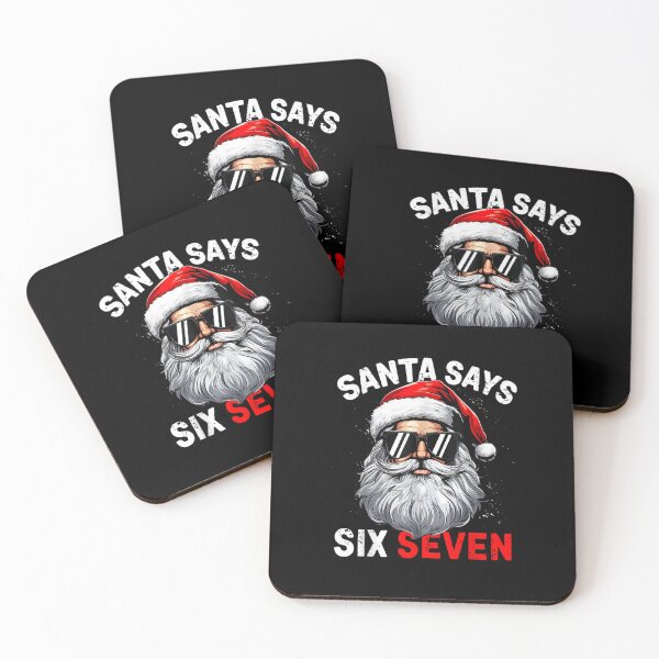 Item preview, Santa Says Six Seven 6 7 Gen Z Alpha Meme Slang Christmas designed and sold by ArtFunDib.